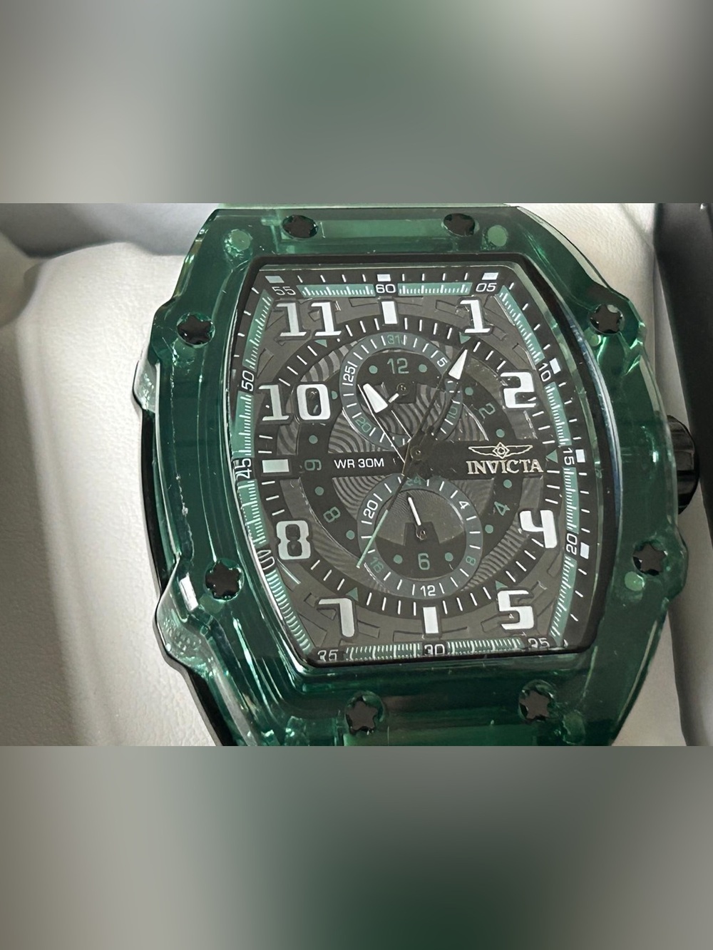 Invicta Racing Cyclone Men's Watch - 48.5mm, Green